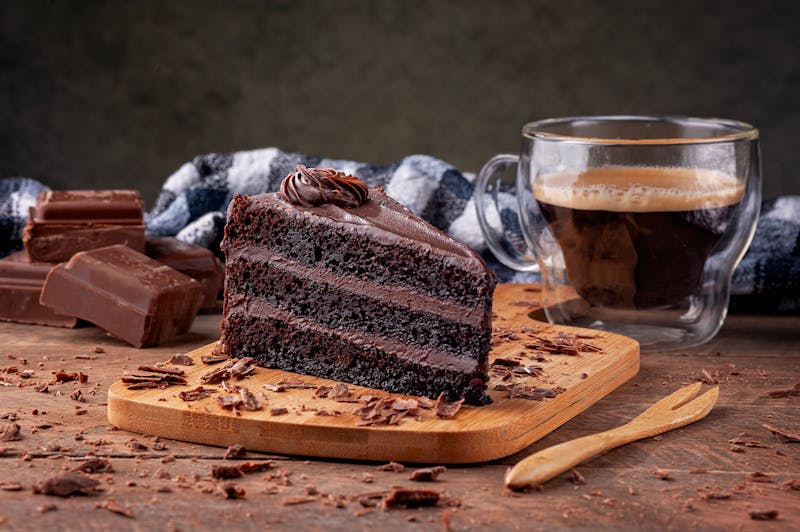 No-Name Cake chocolate dessert slice